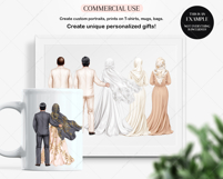 Nikah Muslim Wedding Clipart Portrait Creator Product Image 5