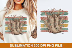Halloween Boots Sublimation - Halloween PNG Design Product Image 1