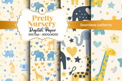 Nursery Seamless patterns and Seamless backgrounds Product Image 1
