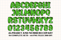 Halloween Alphabet png clipart, halloween letters doodle Product Image 3