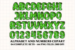 Halloween Alphabet png clipart, halloween letters doodle Product Image 3