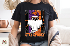 Stay Spooky Halloween PNG, Cool Ghost Sublimation Design Product Image 8