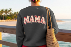 Floral Mama PNG, Mother's Day T-Shirt Design, Mothers Day Product Image 6
