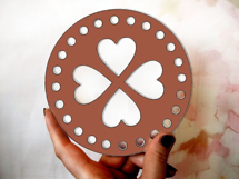 Basket base embroidery floss organizer 6 inch digital file Product Image 9