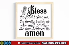 Bless the food before us,the family beside us,and the love b Product Image 3