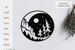 svg file &quot;mountains&quot; is designed to be cut or print Product Image 6