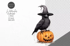 Halloween clipart, Raven clipart, Autumn clipart Product Image 1