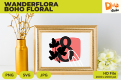 Wanderflora Boho Floral Monogram Product Image 1