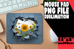 BLISSFUL desk MAT Playful Design, 3D Heart Product Image 1