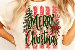 Preppy Merry Coquette Christmas PNG, Merry Christmas PNG Product Image 4