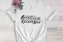 Hello december SVG Product Image 2