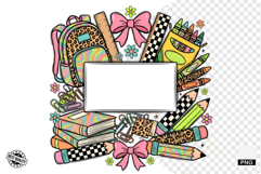 Custom Teacher Back to School PNG Product Image 1