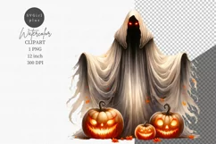 Halloween clipart, Ghost clipart, Autumn clipart Product Image 1