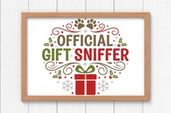 Official Gift Sniffer Svg, Christmas Dog Svg, Dog Lover Svg. Product Image 7