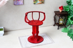 Minifee doll chair digital file 1:4 scale miniature furnitur Product Image 9