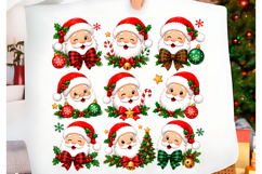 Cute Santa Christmas T-shirt Png Product Image 1