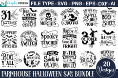Farmhouse Halloween Mega Bundle | Halloween Big Bundle Product Image 7