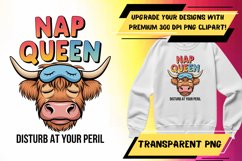 Lovely PNG Template for Custom Bags , Funny Cow Product Image 1