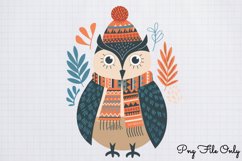 Scandinavian Folk Art Christmas Clipart Bundle PNG Product Image 10