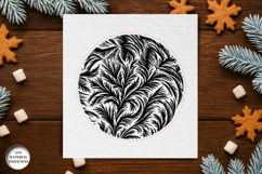 Frost Pattern Coffee Coasters SVG Bundle | Drink Coaster Product Image 9