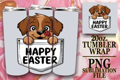 Enchanted reflections 20oz tumbler wrap, Easter Animals Product Image 1