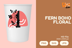 Fern Boho Floral Monogram Product Image 1