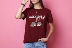 Cherry Kiss is a charming Valentine-themed duo font Product Image 9