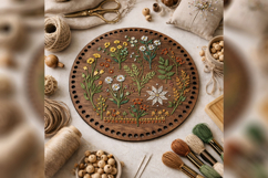 Cross stitch embroidery base 10 inch file plywood download Product Image 9