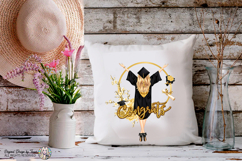 Graduation Blonde Girl PNG Congrats Grad Gold Glam Clipart Product Image 9