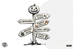 Halloween Signage PNG Clipart Product Image 1