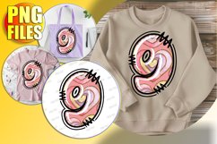 9 Doodle Letter Valentine Bright Cheerful Charm! Product Image 1