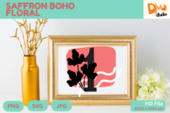 Saffron Boho Floral Monogram Product Image 1