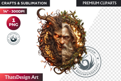 Krampus Christmas Clipart , Bad santa Christmas clipart png Product Image 1