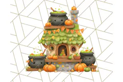Halloween Candy Shop Clipart PNG, Trick or Treat Clip Art Product Image 5