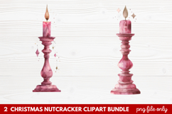 2 Christmas Nutcracker Clipart | Festive Holiday Nutcracker Product Image 1