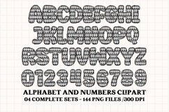 Wizard Magic School Alphabet Clipart, wizard letters doodle Product Image 3