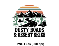 Dusty Roads Desert Skies Svg, Western Cowgirl Svg Design Product Image 8