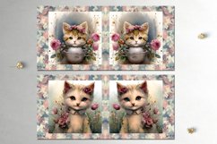 20 Cats Mug designs | watercolor Sublimation design bundle Product Image 9