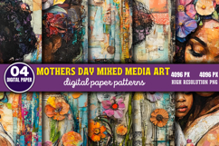Mothers Day Mixed Media Art Bundle PNG Product Image 10