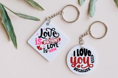 Valentine Keychain svg bundle, Valentines Day Keychain SVG Product Image 8