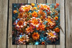Glitter Flowers | shining tumbler Sublimation design bundle Product Image 9