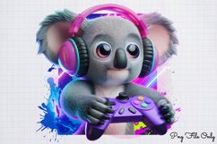 Gamer Animals Clipart Bundle PNG Product Image 14