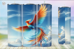 Phoenix Tumbler Sublimation, 20 oz Tumbler Wrap Product Image 2