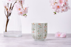 Pastel Floral Seamless Pattern Bundle, Cottagecore Floral Product Image 9