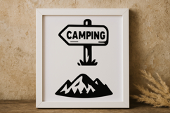 Adventure Mountain Camping SVG Product Image 1