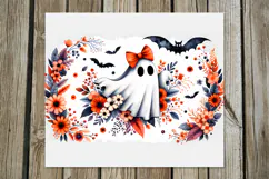 Cute ghost | Funny Halloween Skinny tumbler sublimation P2 Product Image 5