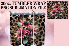 Uplifting spirits 20oz tumbler wrap, Leopard Prints Product Image 1