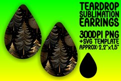 Holiday Cheer with Tree Teardrop Earrings Product Image 1