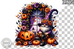 Halloween Gnome Sublimation - Clipart PNG Bundle Product Image 6