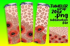 ELEGANT 20oz Tumbler Wrap for Creative Gifts , Leopard Print Product Image 1